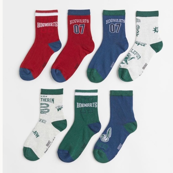 H&M Other - Red/Harry Potter‎ 7 pack of socks
